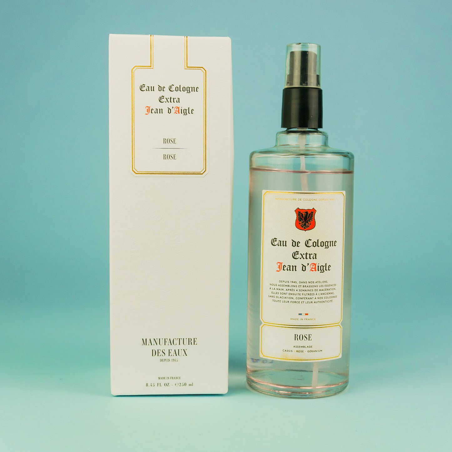 Jean d'Aigle Eau de Cologne Extra Rose 250ml