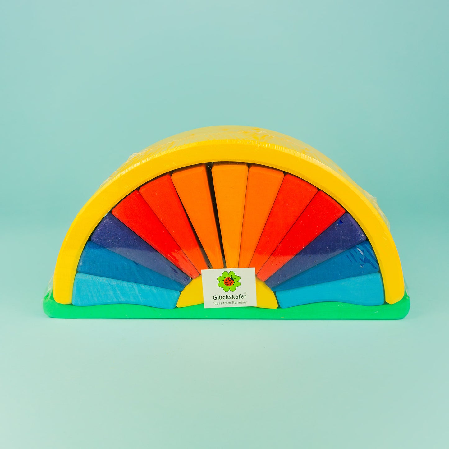 Gluckskafer Wooden Sun Ray Arch Stacking Toy