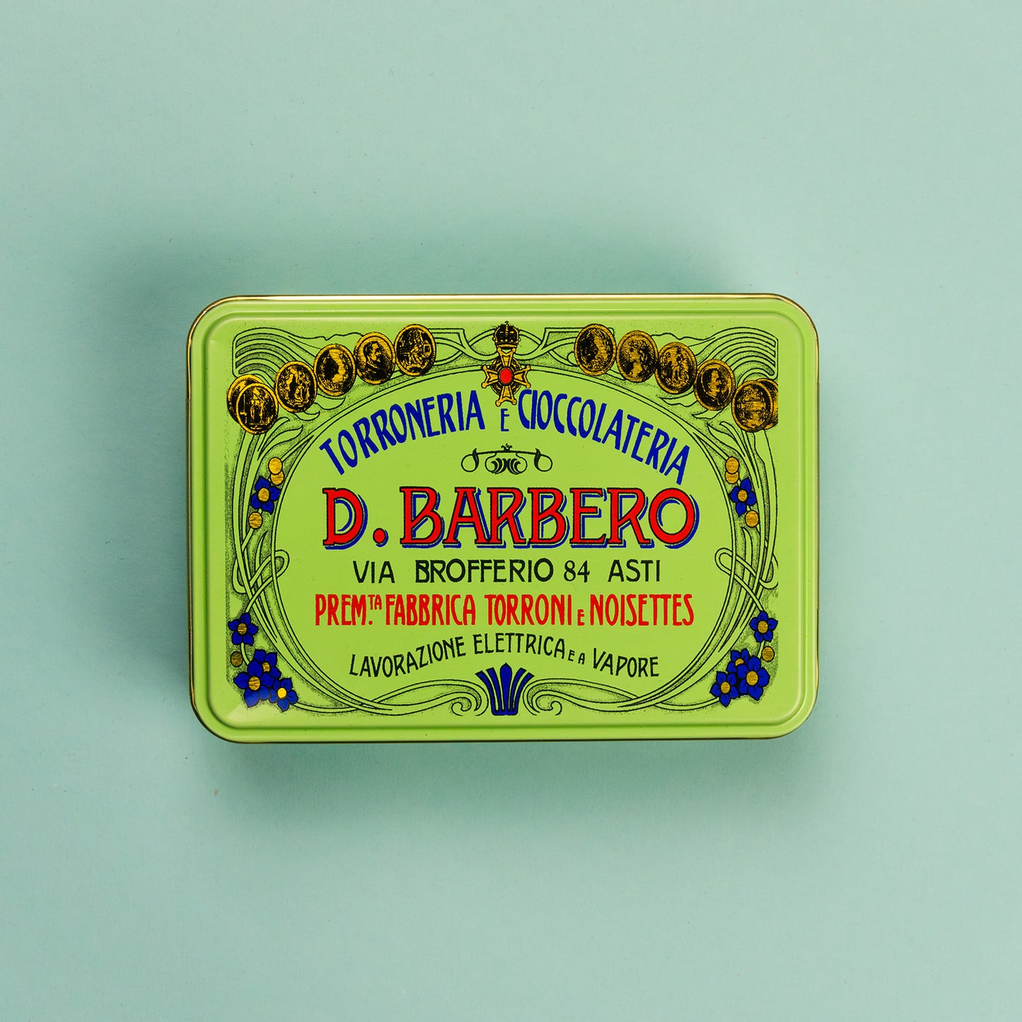 Davide Barbero Torroncini Tin - Green