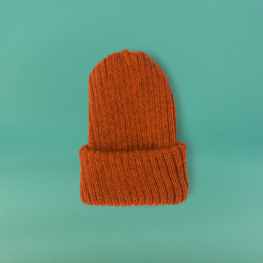 Le Tricoteur Hat (burnt orange)
