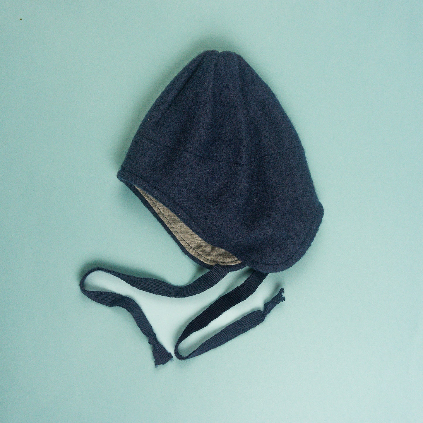 Boiled Wool Hat - Indigo