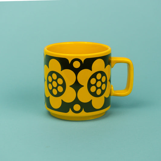 Magpie x Hornsea Mug - Geo Flower Yellow