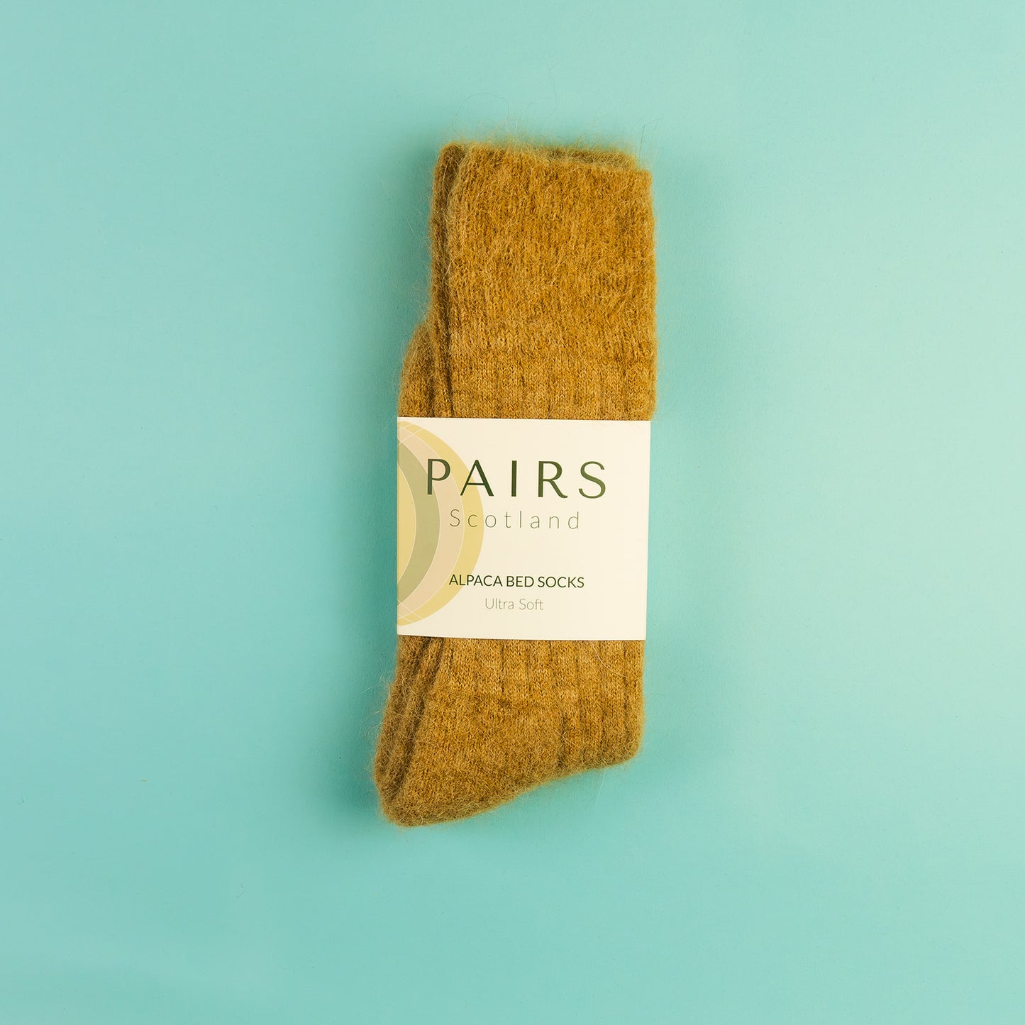 Pairs Scotland Alpaca Bed Socks Fawn