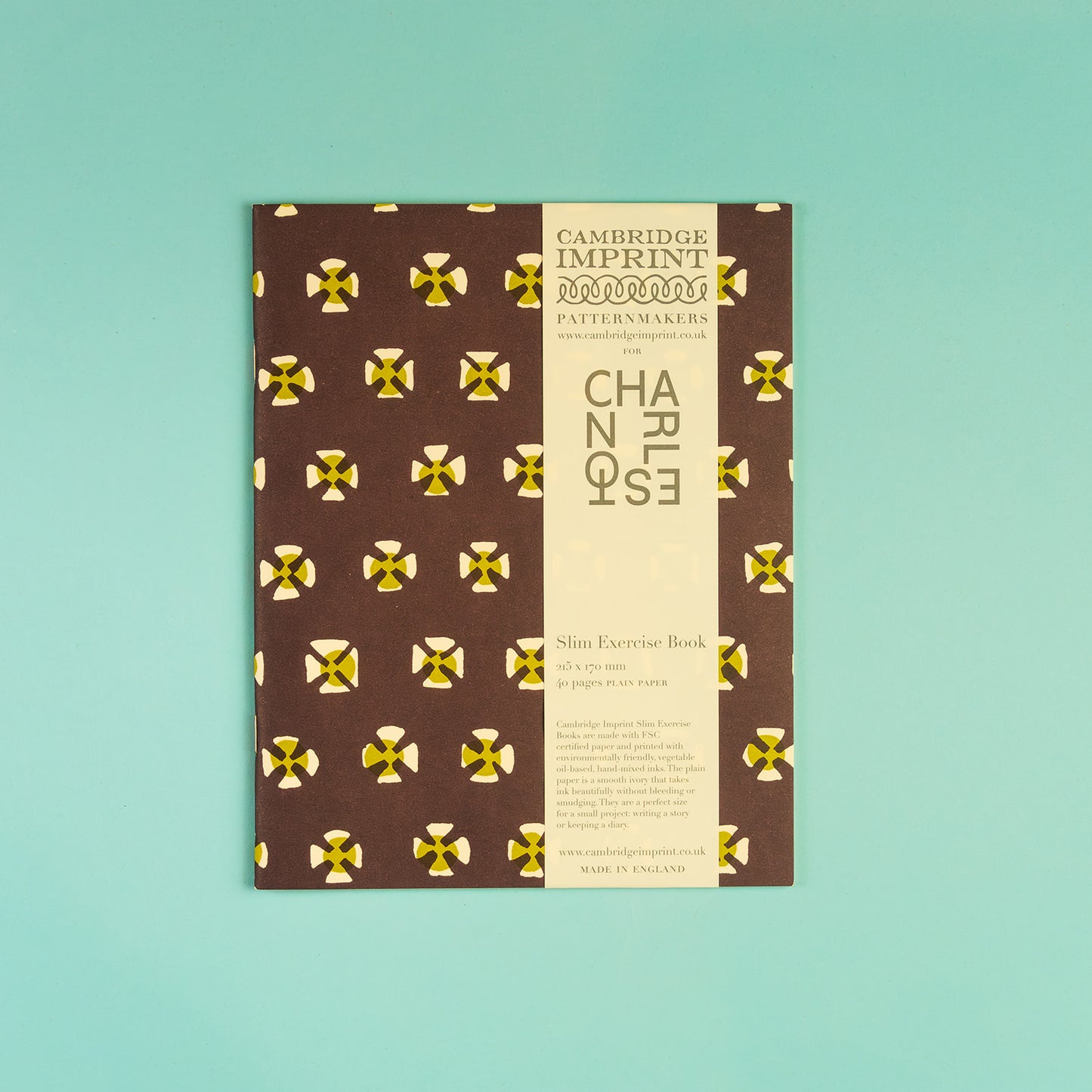 Cambridge Imprint Exercise Book Charleston Cross