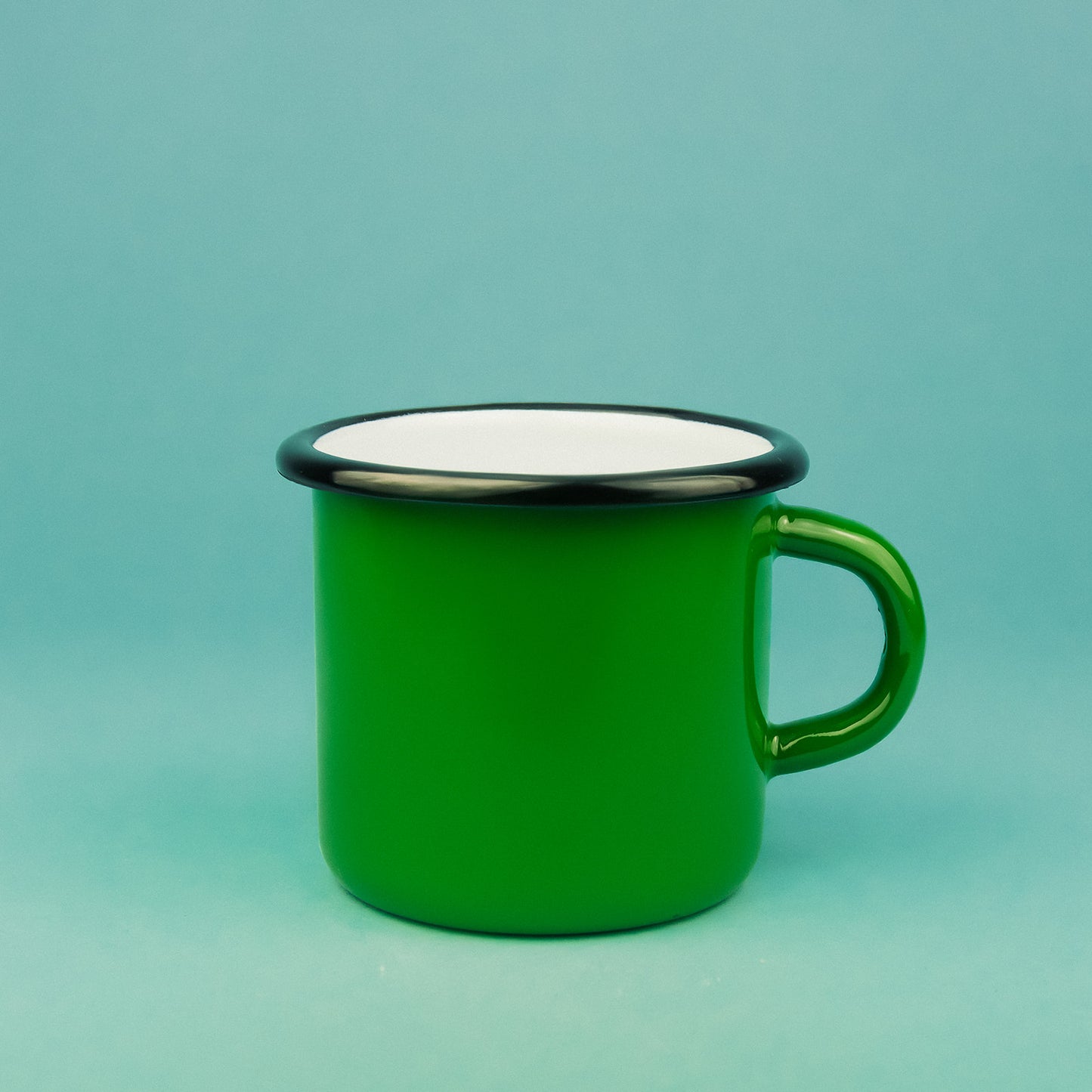 Enamel Mug Bottle Green