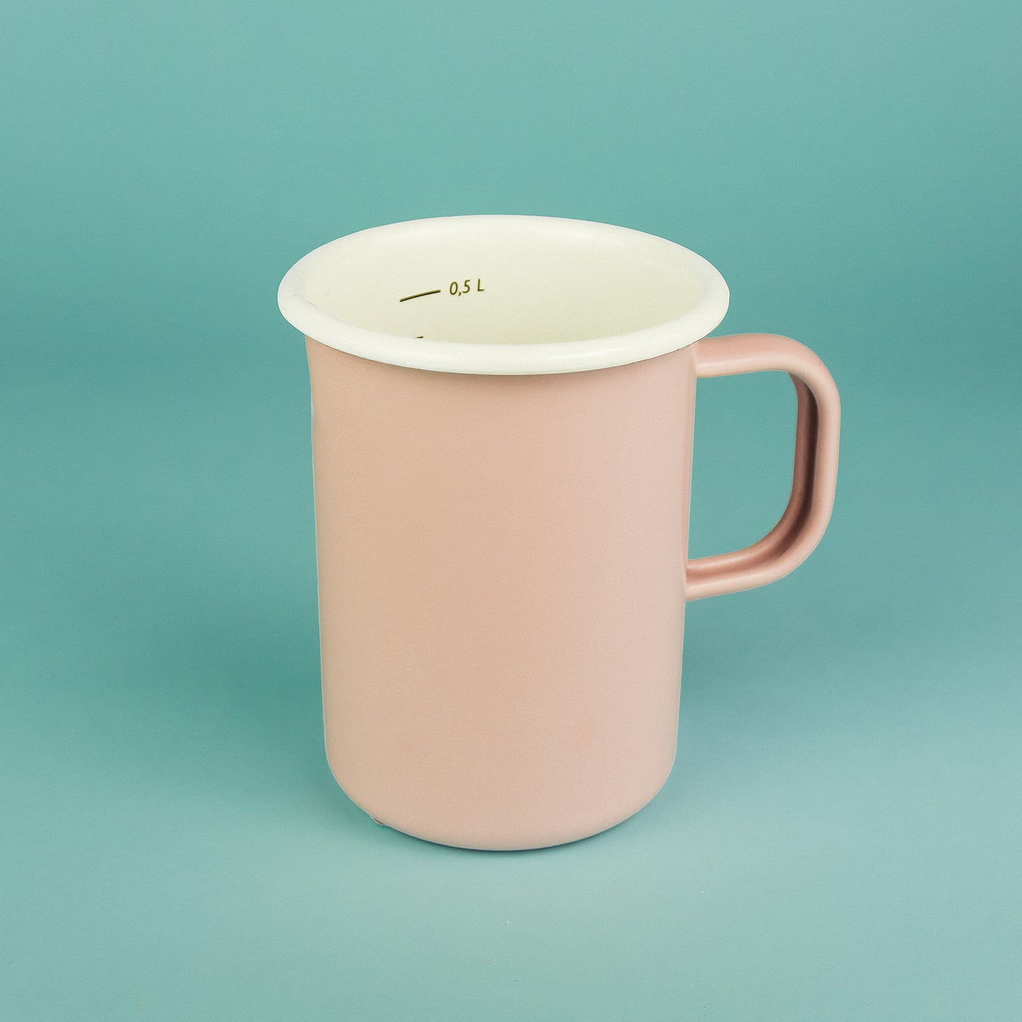 Enamel Measuring Cup Pink