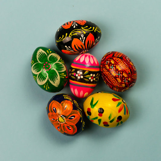 Hand Painted wooden Eggs