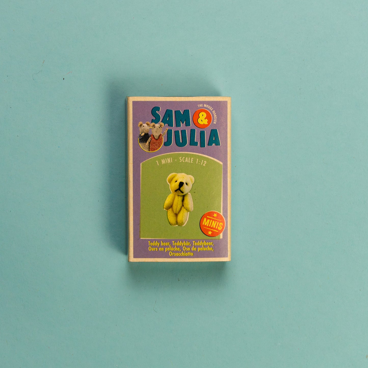 sam and Julia , doll house miniatures - Teddy Bear