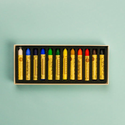 Sennelier Oil Pastel C/Board 12 Introductory