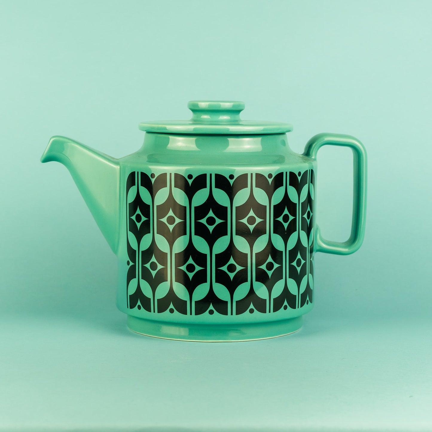 Magpie x Hornsea Heirloom Teapot Geo Teal