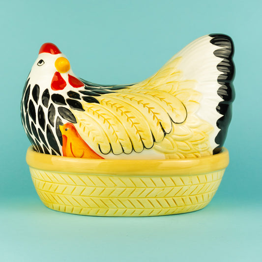Ceramic Chicken  Hen nest