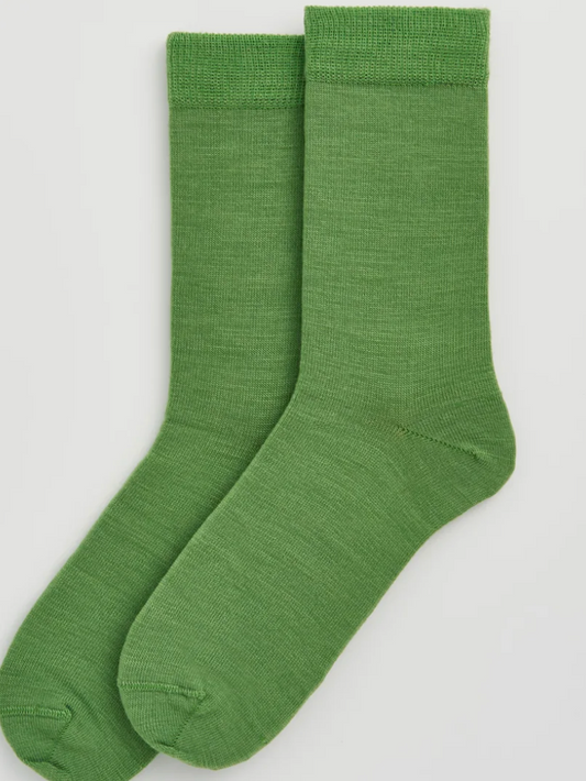 Pairs Scotland merino calf length - green