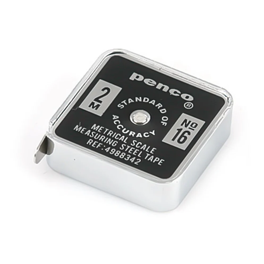 Hightide Penco Pocket Tape Measure - black